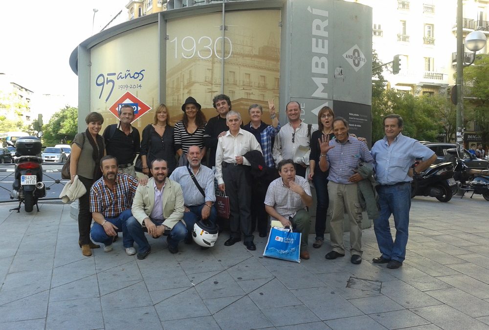 Visita guiada por voluntarios de Metro de Madrid a la estación de Chamberí