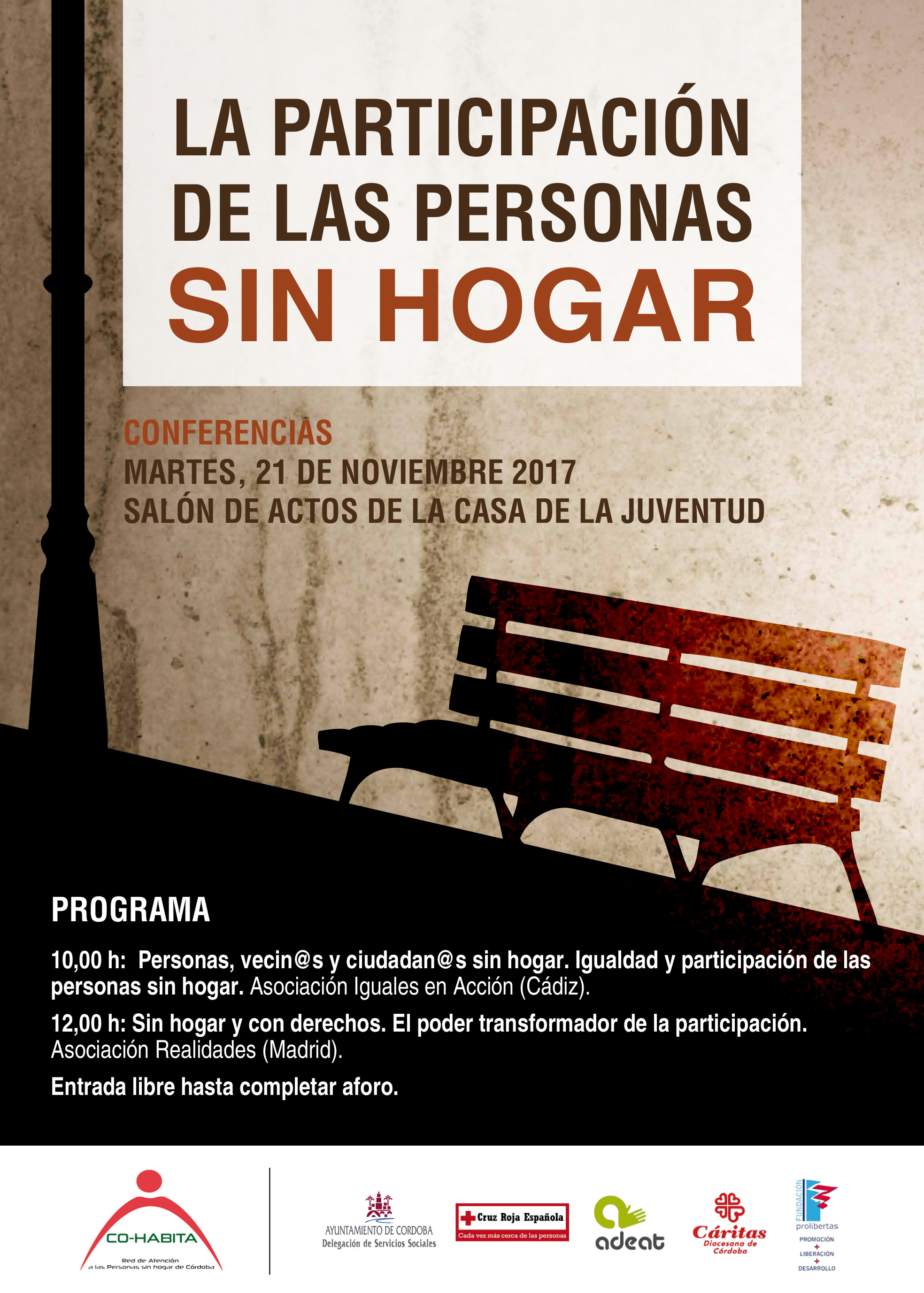 Conferencia sobre la participación de las personas sin hogar en Córdoba ...
