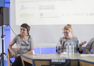 Imagen de la V Jornada 'Sin Hogar pero Con Muros' de la asociación Realidades en Madrid